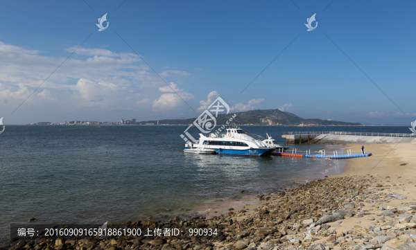 海濱風光,島嶼,海灣,游輪