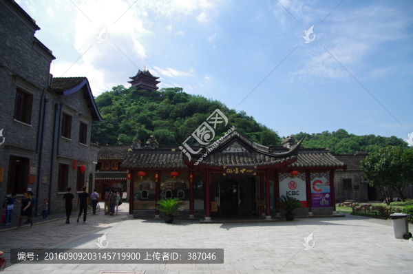 建筑,樹木,公園,湖面,旅游