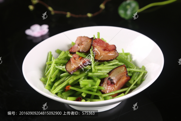 蘺蒿炒臘肉