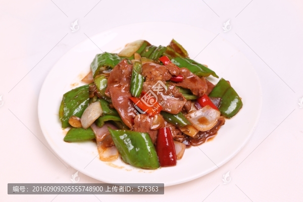 青椒炒豬利