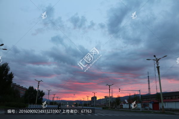 晚霞