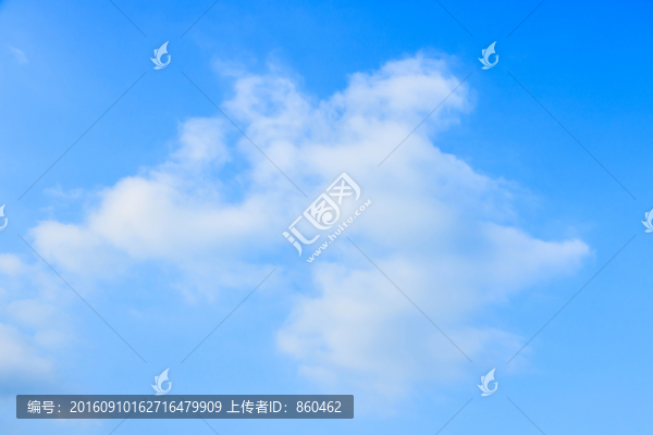 藍天白云