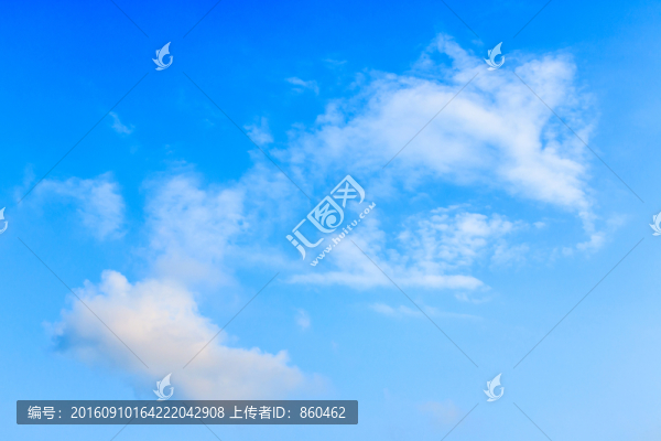 藍天白云
