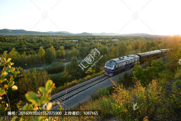 山間列車