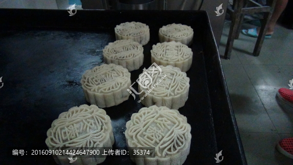 月餅工序
