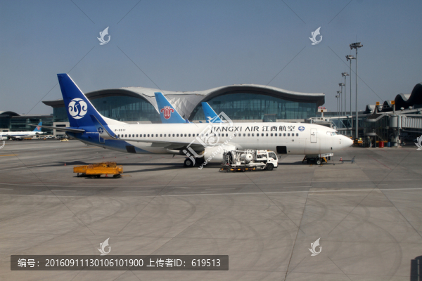 江西航空的飛機(jī)在烏魯木齊