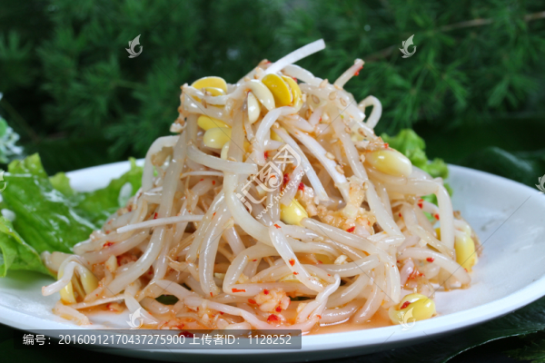 拌豆芽