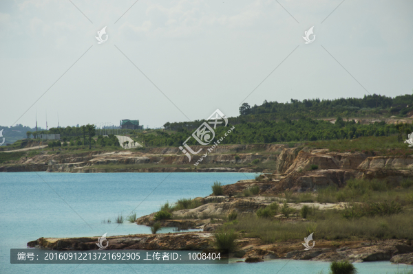 露天礦礦湖風(fēng)光風(fēng)景