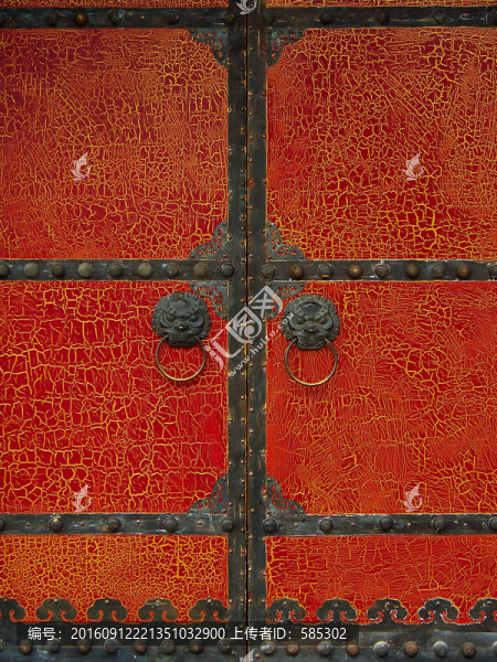 古建老門鋪首門環(huán)門扣