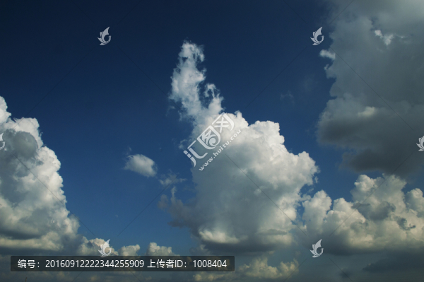藍(lán)天白云高清背景素材
