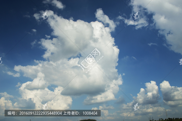 藍(lán)天白云背景