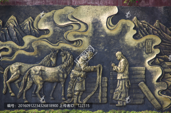 茶馬古道城市雕塑