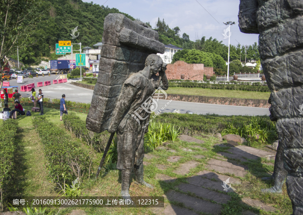 茶馬古道,雕塑
