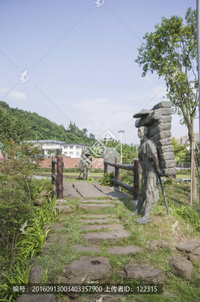 茶馬古道城市雕塑