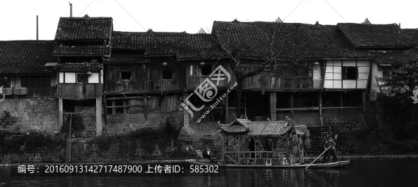 懷舊黑白古鎮(zhèn)街拍