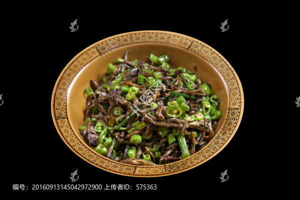 青椒炒火焙魚