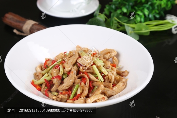 香芹炒肥腸