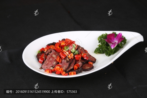 小炒豬血丸子