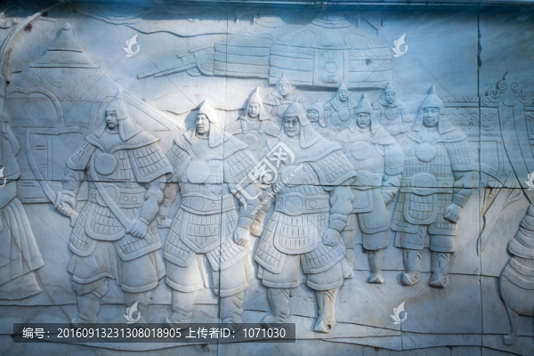 漢白玉浮雕
