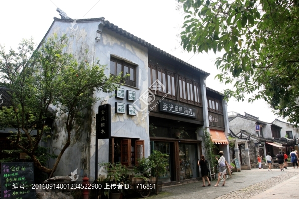 商鋪,街景,蘇州平江路