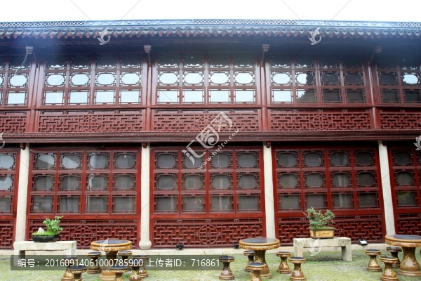 戲樓,花窗,蘇州昆曲博物館