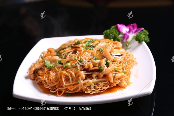 香煎肉絲炒面