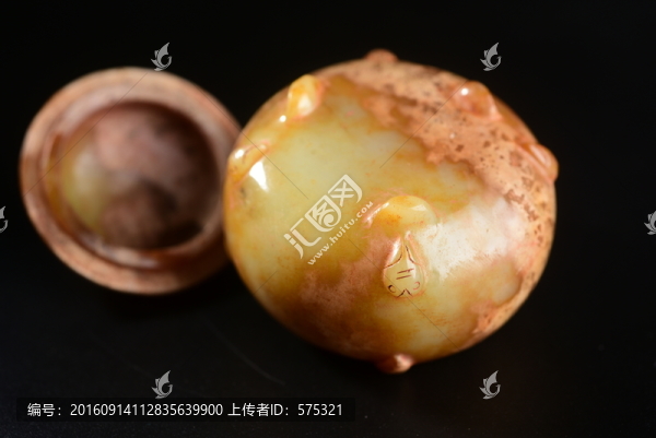 玉石,漢代禪形玉罐