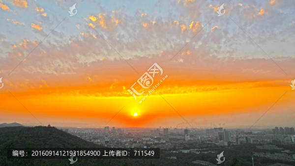 城市夕陽(yáng),淮南風(fēng)光