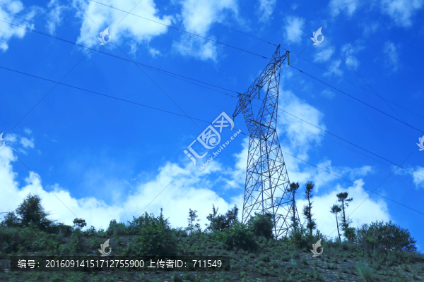 輸電塔,電力線路