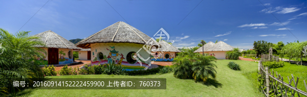 園林景觀之度假村創(chuàng)意建筑