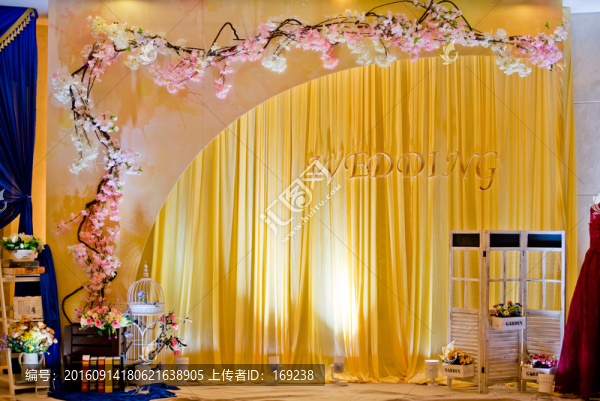 婚禮現(xiàn)場,迎賓區(qū)