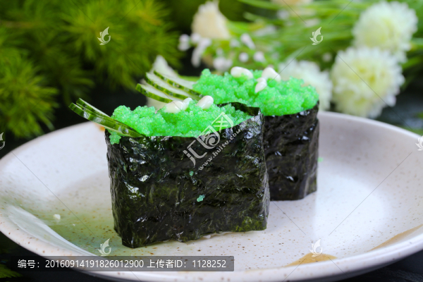 蟹籽壽司