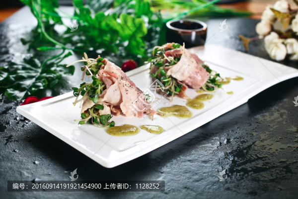 蘿卜苗牛胸卷