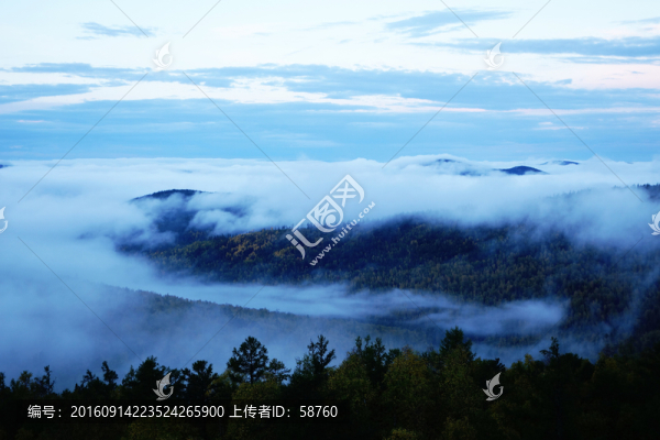 林海晨霧