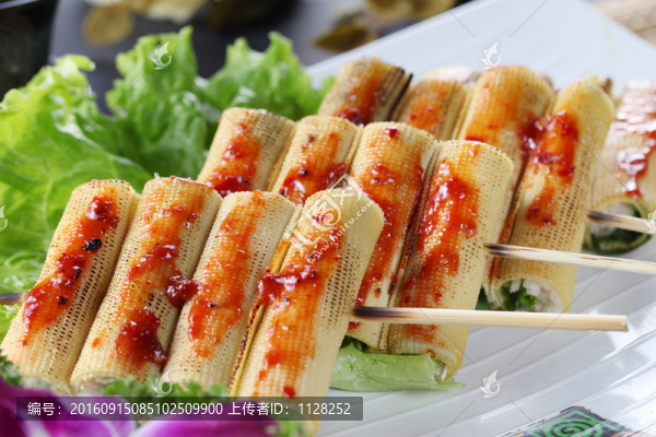 干豆腐卷串