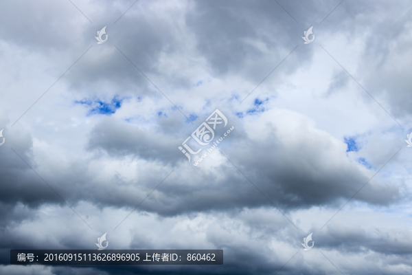烏云,天空,烏云密布,黑云