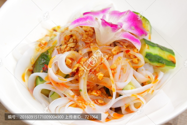涼粉,青瓜泡涼粉