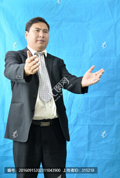 伸手的男人