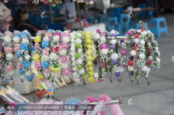 頭飾花