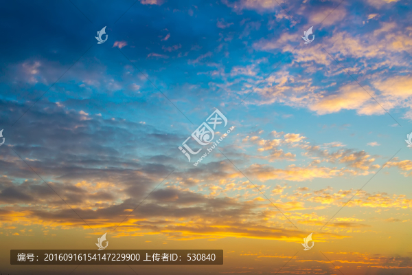 晚霞