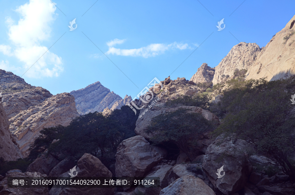巨石,山景