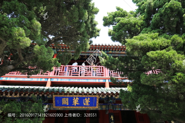 蓬萊閣主閣牌匾