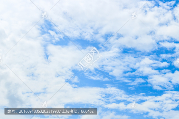 飄云,秋高氣爽,藍(lán)天白云,云