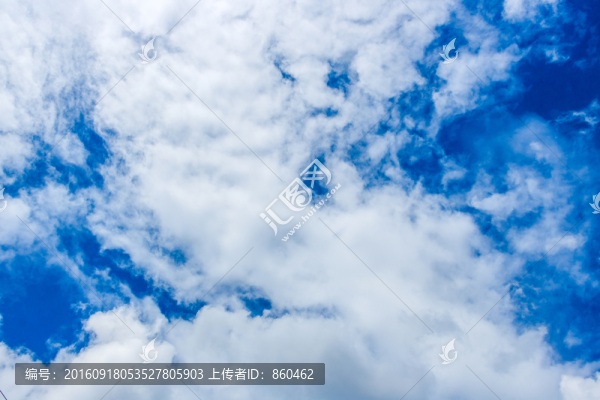 浮云,藍天白云,云彩,云淡