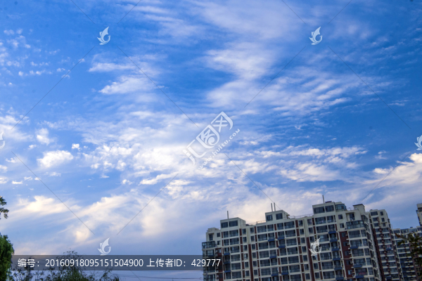 天空,白云