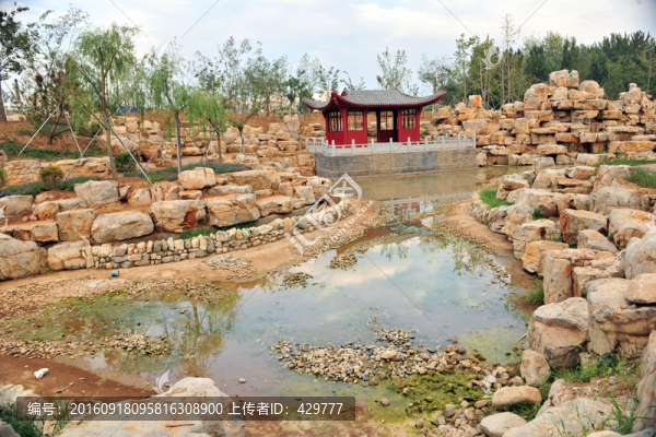 水塘,,水池,,園林風(fēng)景