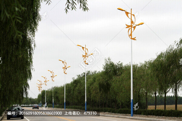 路燈,亮化,公路,馬路,雙魚燈