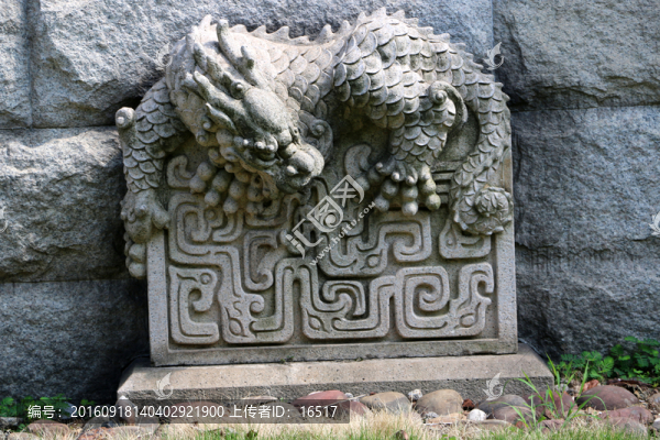龍,石雕