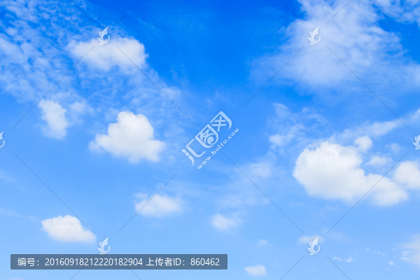 藍天白云,天空云朵,積云,云彩