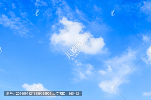 藍(lán)天白云,天空云朵,積云,云彩